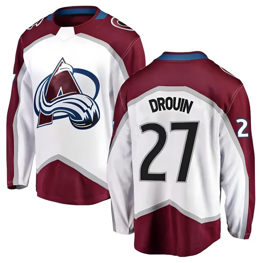Custom #27 White COL Hockey Shirt Top