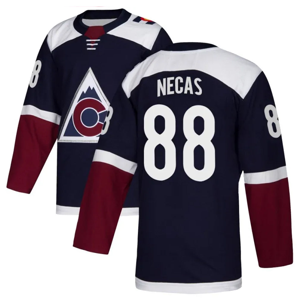 Custom #88 Navy COL Hockey Shirt Top