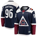 C.Avalanche #96 Mikko Rantanen Player Fanatics Navy Premier Breakaway Hockey Jerseys