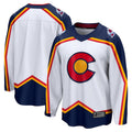 Custom #0 White COL Hockey Shirt Top