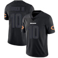 Custom #10 Black CHI Football Shirt Top