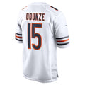 C.Bears #15 Rome Odunze Player White Home Game Football Jerseys