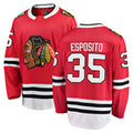 Custom #35 Red CHI Hockey Shirt Top