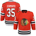 Custom #35 Red CHI Hockey Shirt Top
