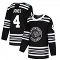 Custom #4 Black CHI Hockey Shirt Top