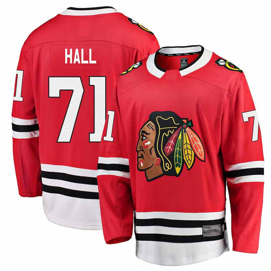 Custom #71 Red CHI Hockey Shirt Top