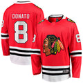 Custom #8 Red CHI Hockey Shirt Top