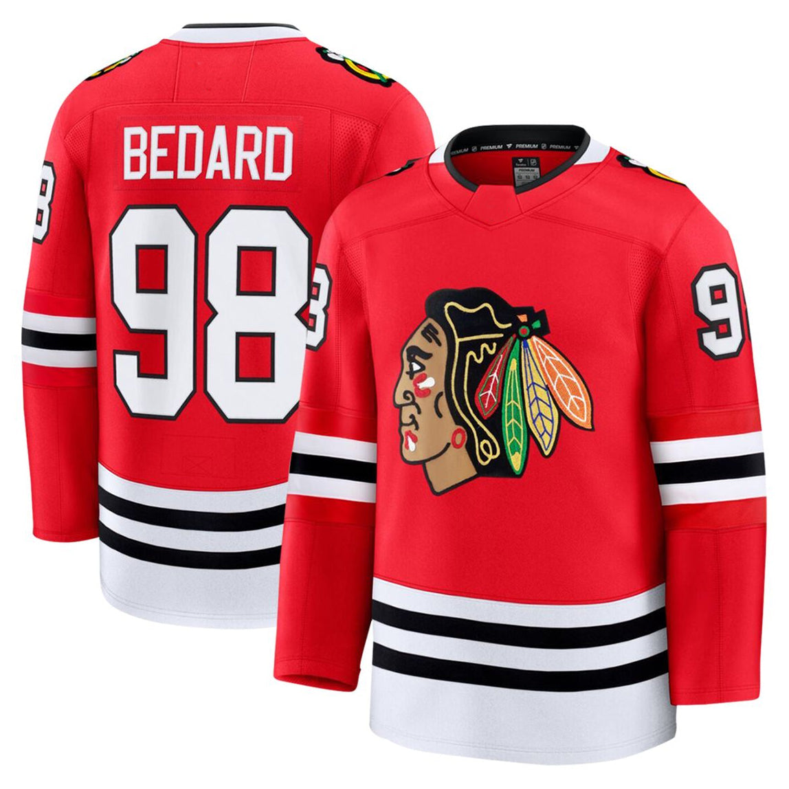 Custom #98 CHI Hockey Shirt Top