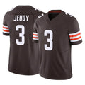 Custom #3 Brown CLE Football Shirt Top