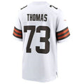Custom #73 White CLE Football Shirt Top
