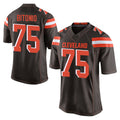 Custom #75 Brown CLE Football Shirt Top