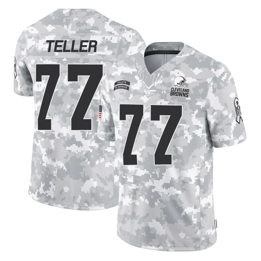 Custom #77 CLE Football Shirt Top