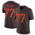 Custom #77 Brown CLE Football Shirt Top