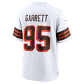 Custom #95 White CLE Football Shirt Top