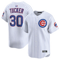 Custom #30 White CHC Baseball Shirt Top
