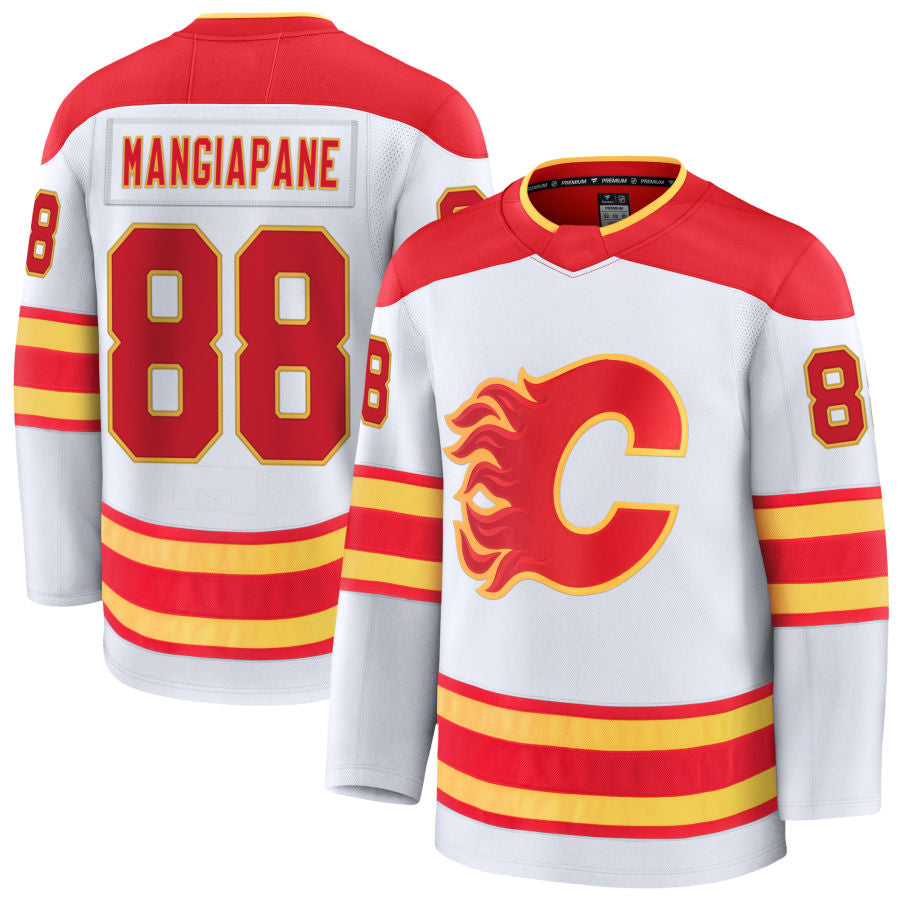 Custom #88 White CGY Hockey Shirt Top