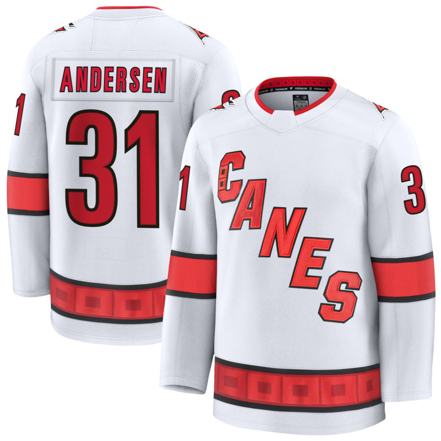 Custom #31 White CAR Hockey Shirt Top