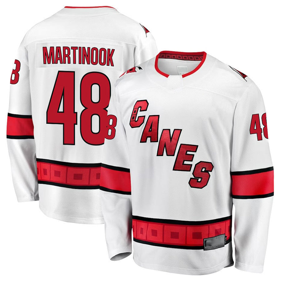 Custom #48 White CAR Hockey Shirt Top