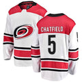 Custom #5 White CAR Hockey Shirt Top