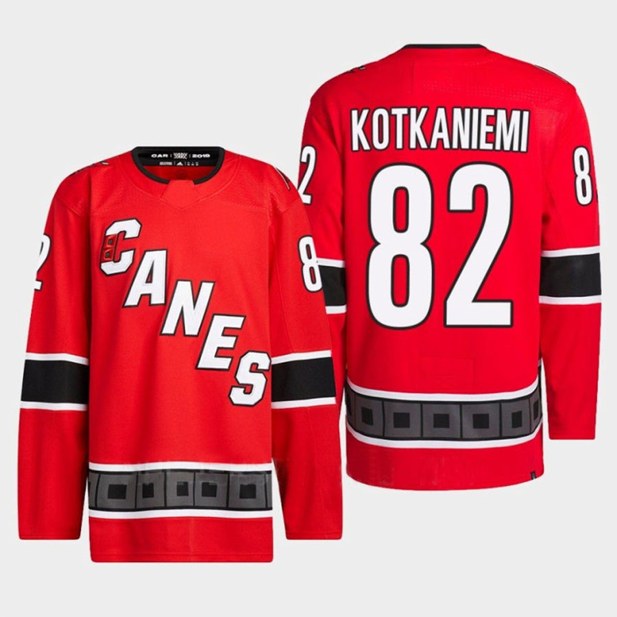 Custom #82 Red CAR Hockey Shirt Top