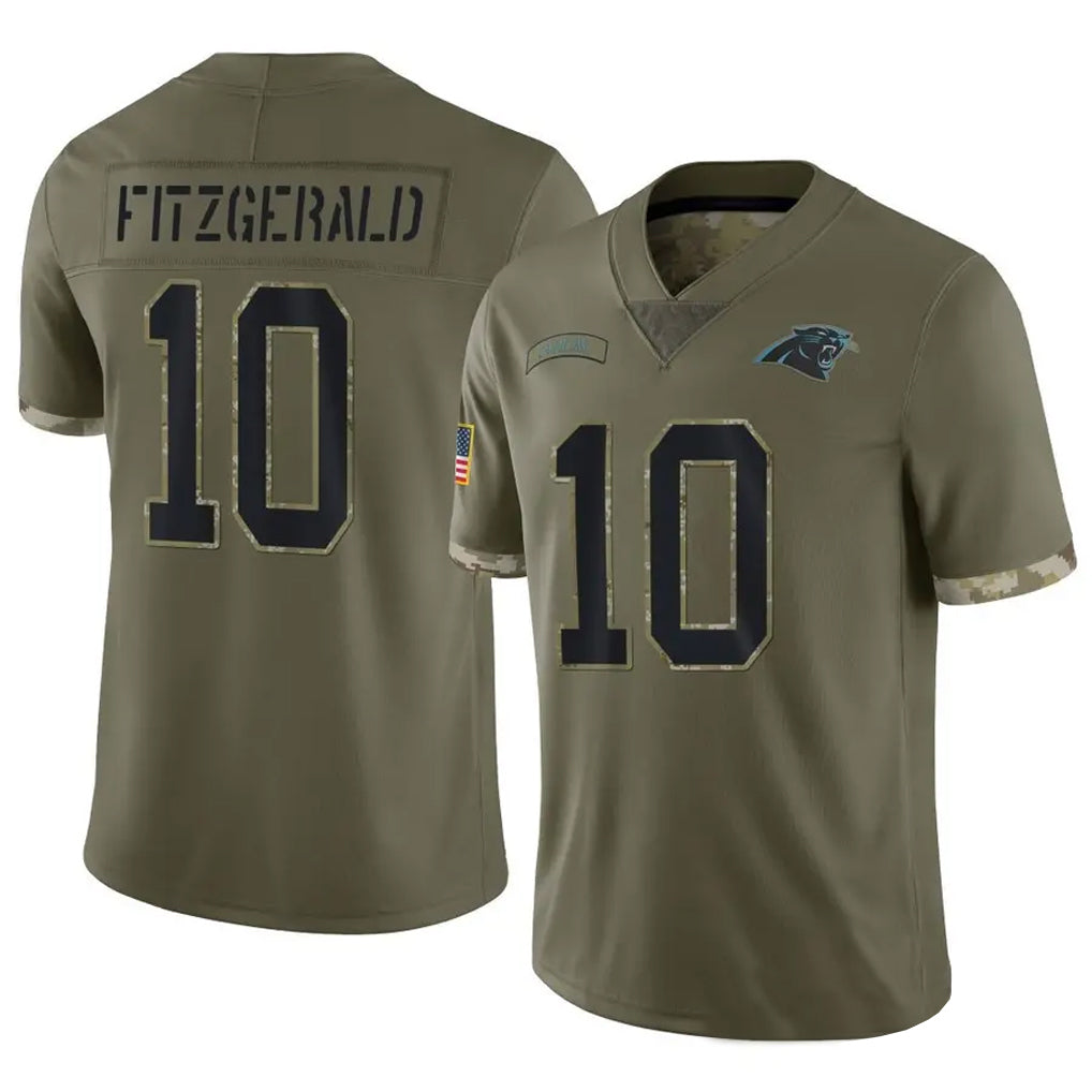 Custom #10 Olive CAR Football Shirt Top