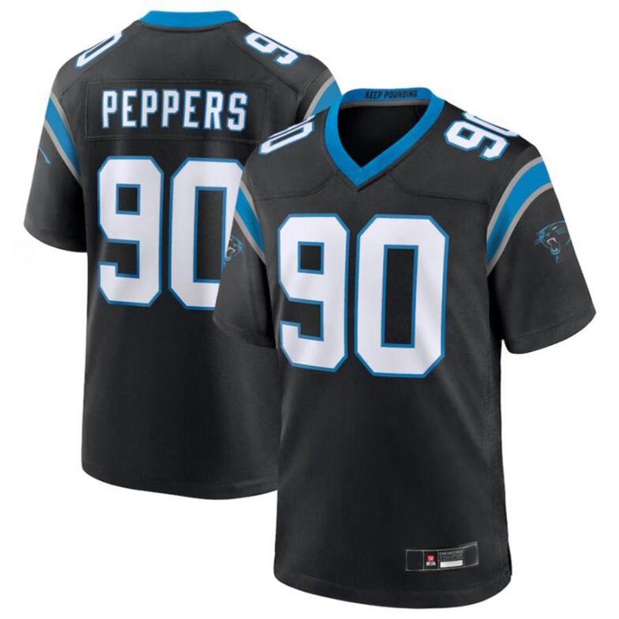 Custom #90 Black CAR Football Shirt Top
