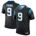 C.Panthers #9 Bryce Young Player Black Legend Jersey American Stitched Limited Edition Football Jerseys