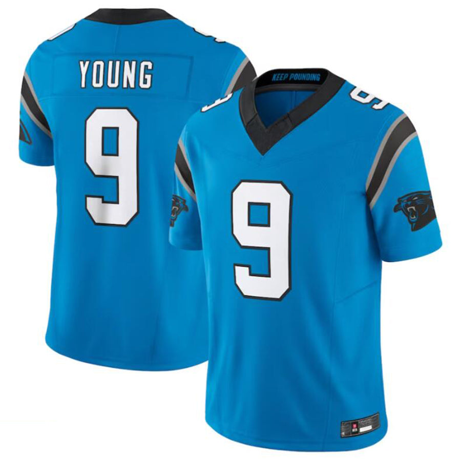 Custom #9 Blue CAR Football Shirt Top