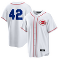 C.Reds #42 Player White Home 2025 Jackie Robinson Day Replica Baseball Jerseys