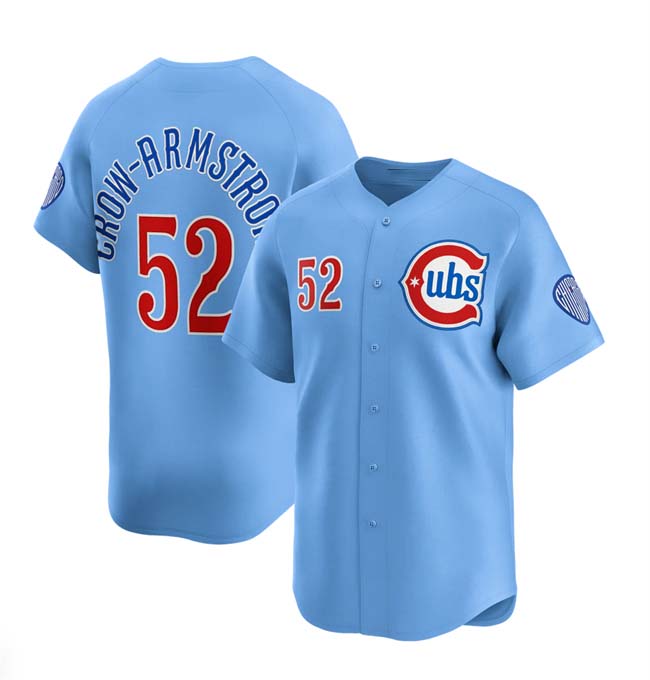 Custom #52 Blue 2024 CHC Baseball Shirt Top