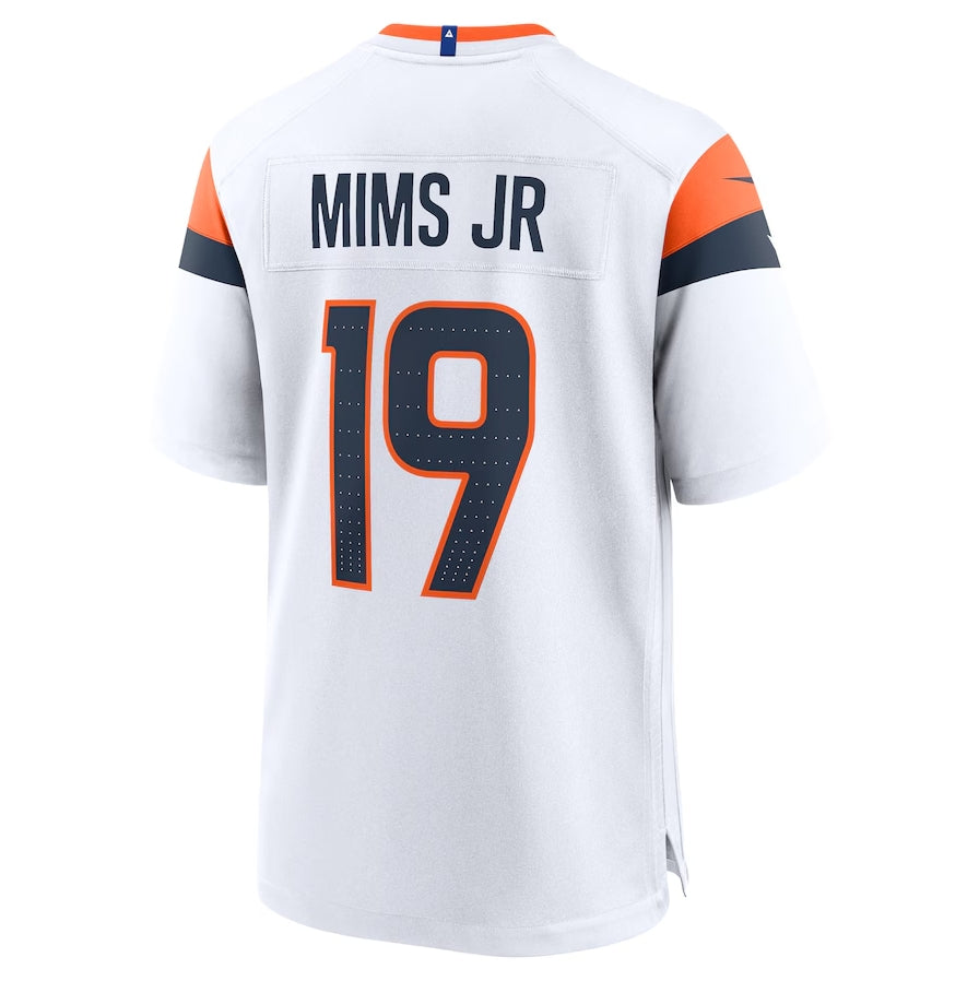 Custom #19 White DEN Football Shirt Top