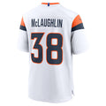 Custom #38 White DEN Football Shirt Top