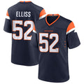 Custom #52 Navy DEN Football Shirt Top