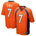 Custom #7 Orange DEN Football Shirt Top