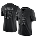 Custom #17 Black DAL Football Shirt Top