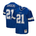Custom #21 Navy 1996 DAL Football Shirt Top