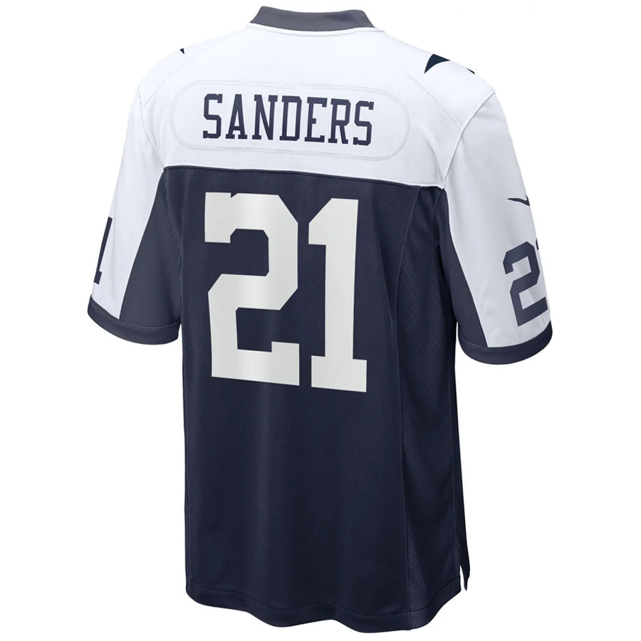 Custom #21 Navy DAL Football Shirt Top