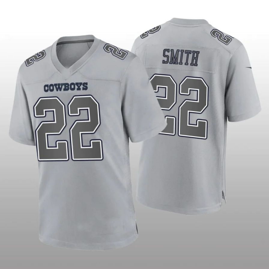 Custom #22 Gray DAL Football Shirt Top