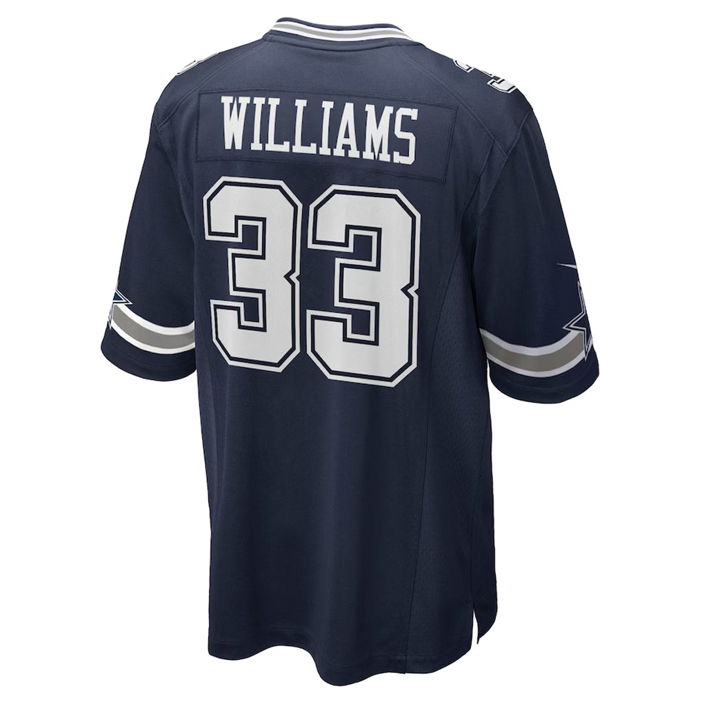 Custom #33 Navy DAL Football Shirt Top