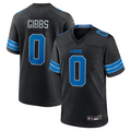 Custom #0 Black DET Football Shirt Top