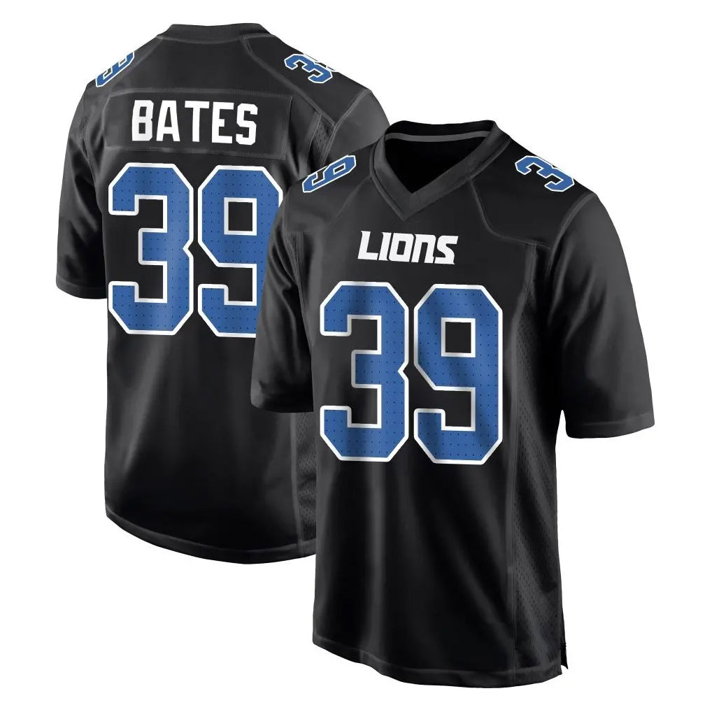 D.Lions #39 Jake Bates Player Black Limited Fashion Football Jerseys
