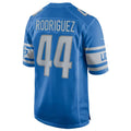 Custom #44 Blue DET Football Shirt Top