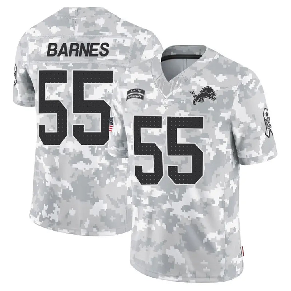 Custom #55 DET Football Shirt Top