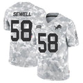 Custom #58 DET Football Shirt Top