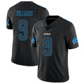 Custom #9 Black DET Football Shirt Top
