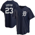Custom #23 Navy DET Baseball Shirt Top