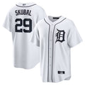 Custom #29 White DET Baseball Shirt Top