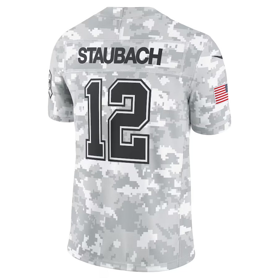 Custom #12 DAL Football Shirt Top