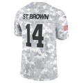 Custom #14 Brown DET Football Shirt Top