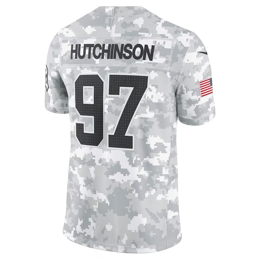 Custom #97 DET Football Shirt Top